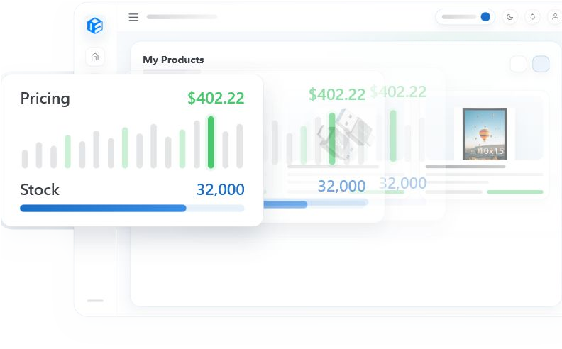 Dropship Calendar smart inventory dashboard showing listing checks, price updates, and out-of-stock pauses